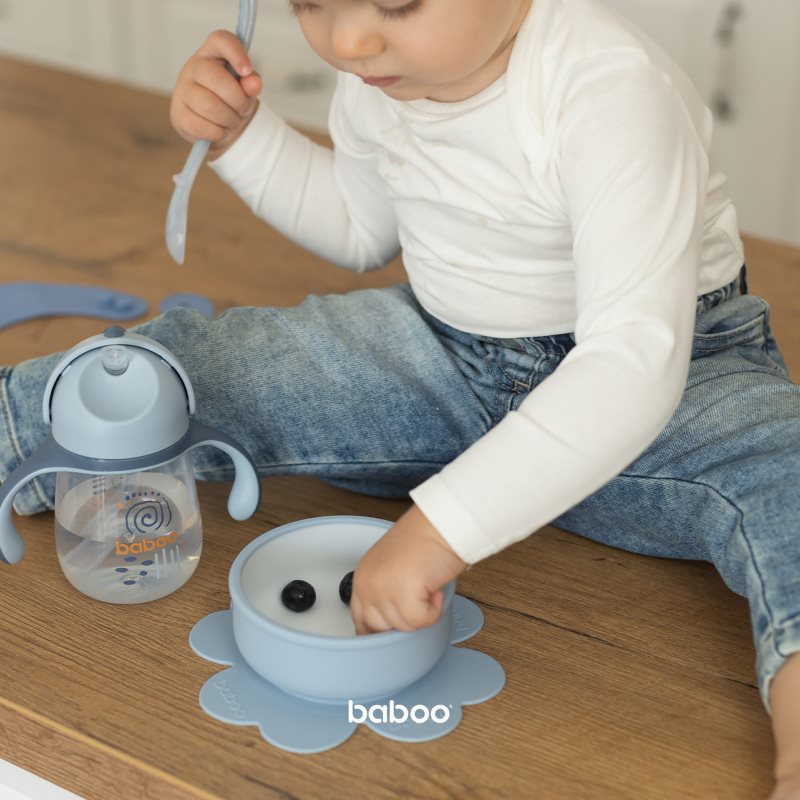 Baboo Silicone Bowl Silikonschüssel mit Saugnapf Blue Haze, 6m+ 1 St. (Bild 6)