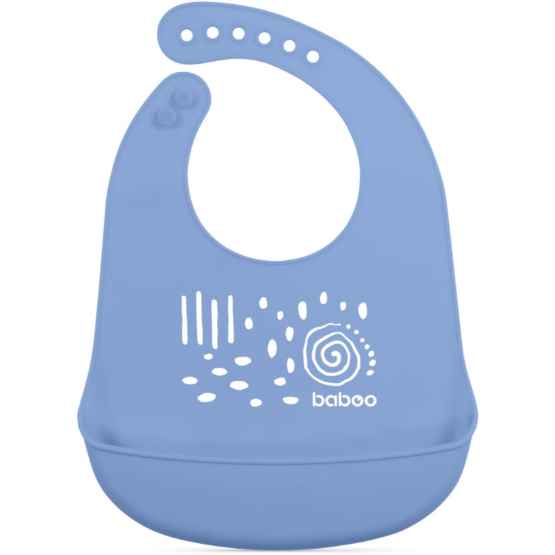 Baboo Silicone Bib podbradníček Blue Haze, 4m  1 ks