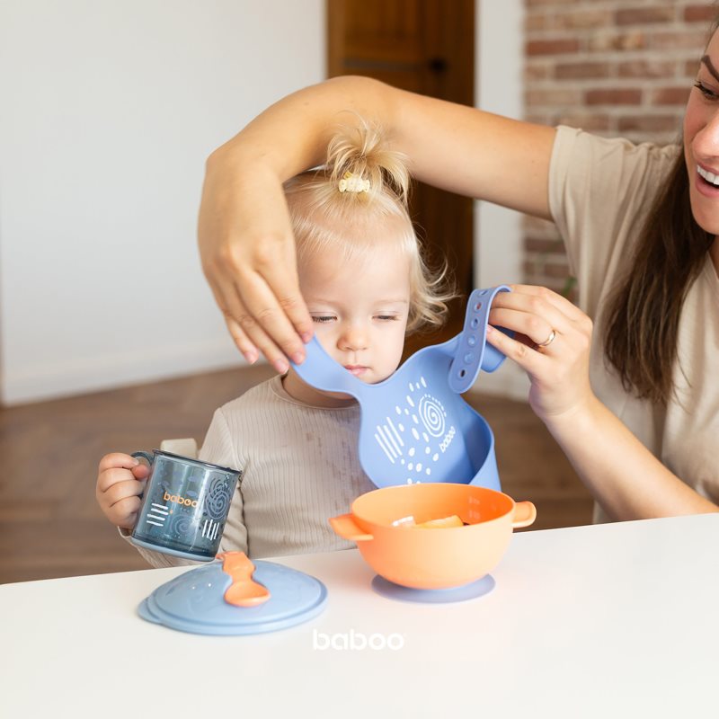 Baboo Silicone Bib Lätzchen Blue Haze, 4m+ 1 St. (Bild 4)