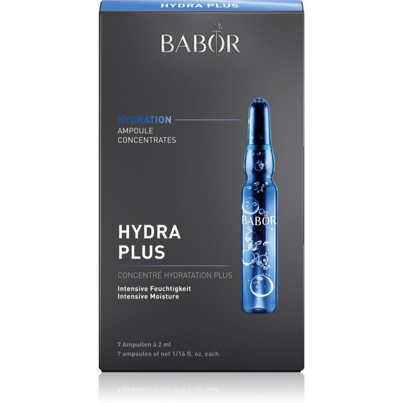 Babor Ampoule Concentrates Hydra Plus koncentruotas serumas intensyvaus drėkinamojo poveikio 7x2 ml
