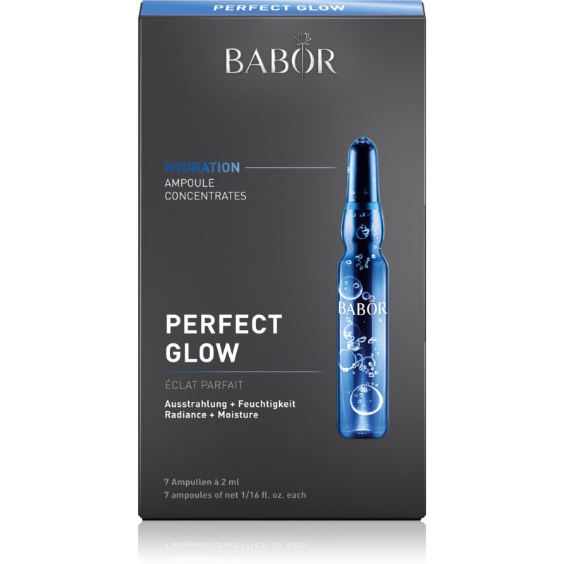 Babor Ampoule Concentrates Perfect Glow koncentruotas serumas spindesiui ir drėkinimui suteikti 7x2 ml