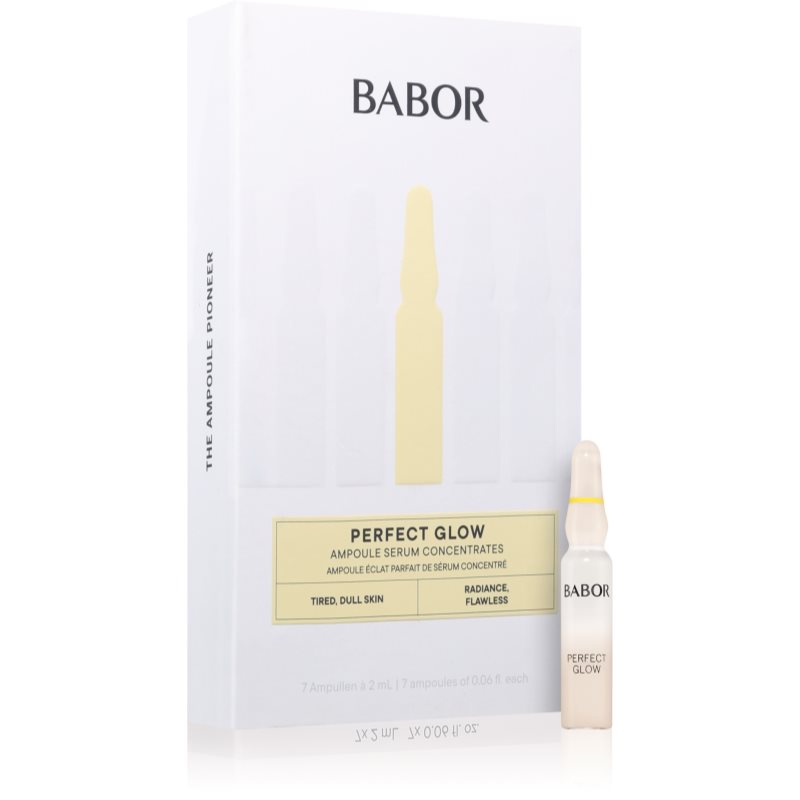 BABOR BABOR Ampoule Concentrates Perfect Glow συμπυκνωμένος ορός για λαμπρότητα και ενυδάτωση 7x2 ml