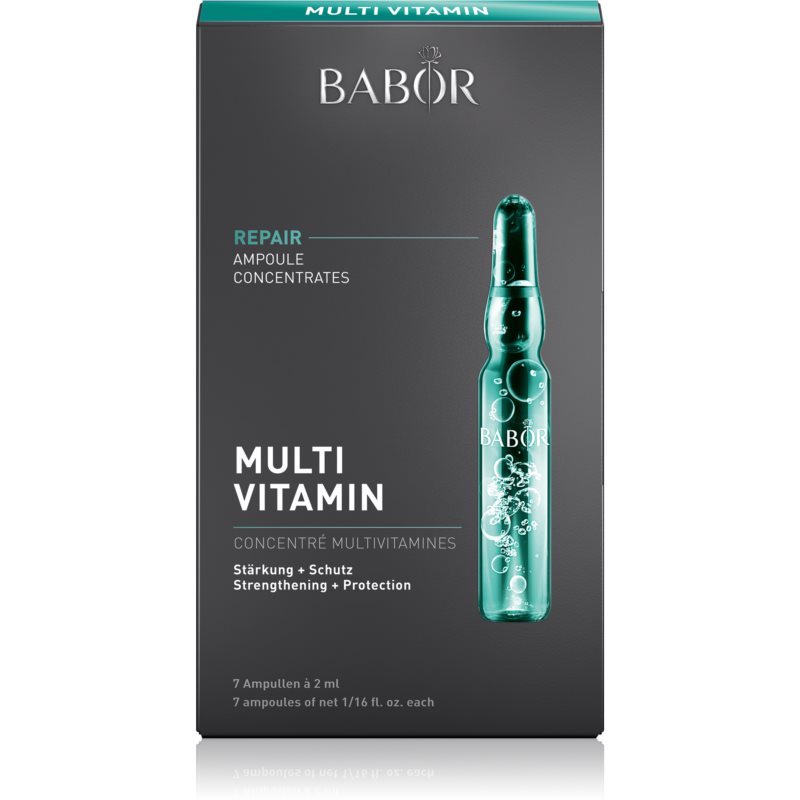 Babor Ampoule Concentrates Multi Vitamin koncentruotas serumas maitinamojo ir drėkinamojo poveikio 7x2 ml