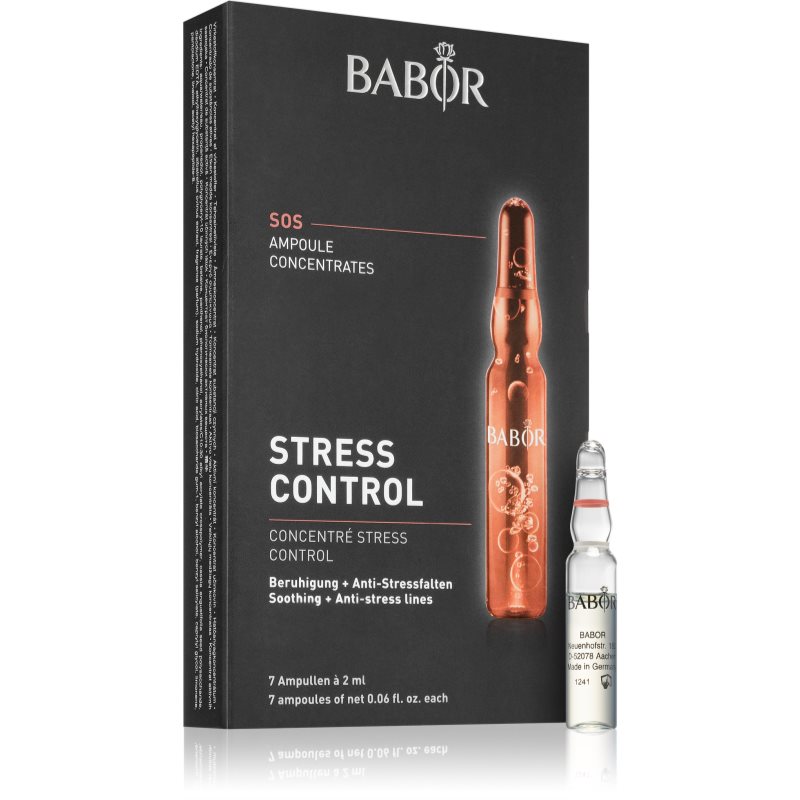 Babor Ampoule Concentrates Stress Control концентрована сироватка проти ознак старіння 7x2 мл