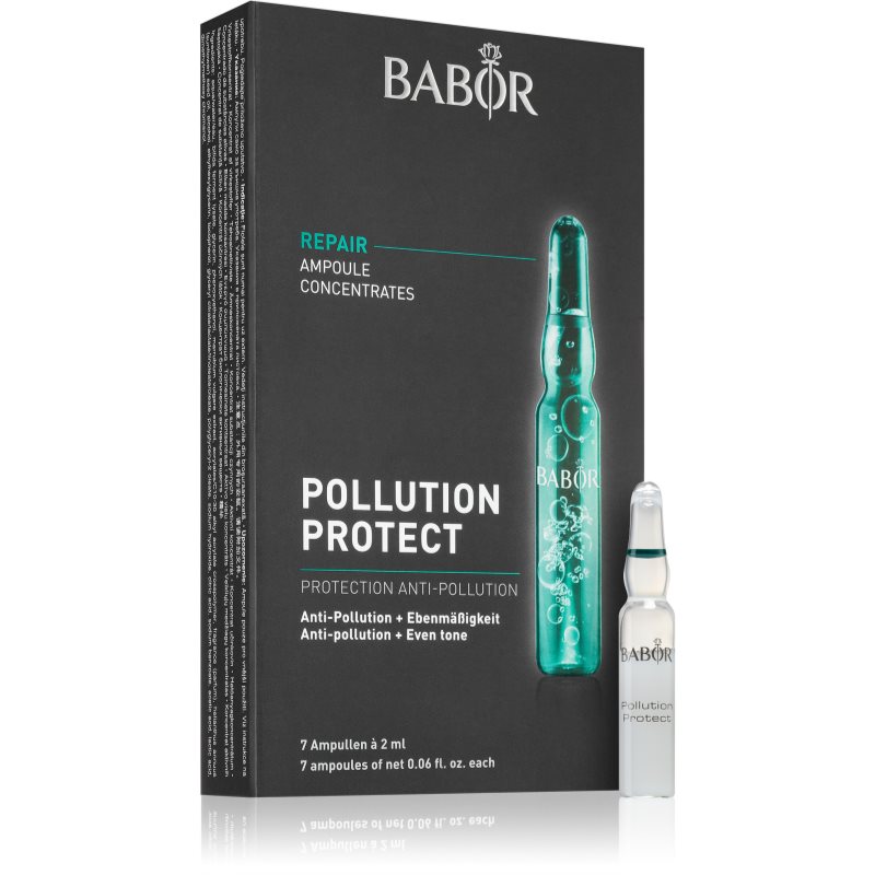 Babor Ampoule Concentrates Pollution Protect Regenerating Serum For Protection Against External Elements 7x2 Ml