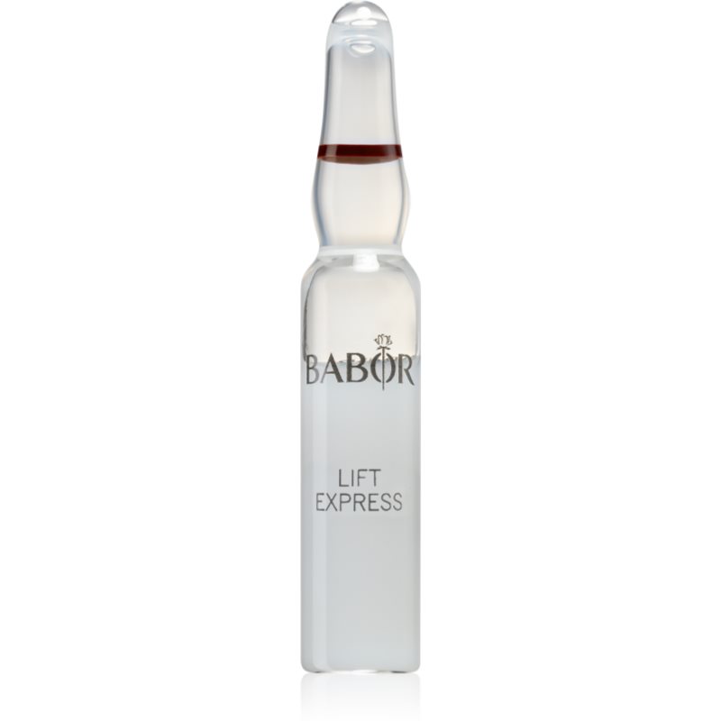 Babor Ampoule Concentrates Lift Express ampulės , pasižymintis senėjimą lėtinančiu ir standinančiu poveikiu 7x2 ml