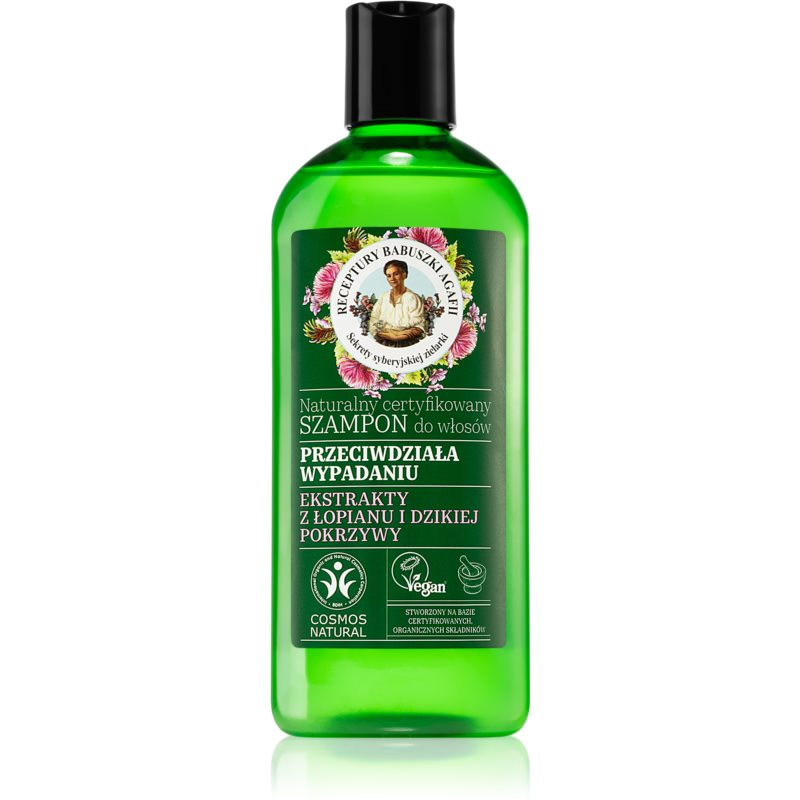 Babushka Agafia Anti Hair-Loss energizuojamasis šampūnas plaukų slinkimui gydyti 260 ml