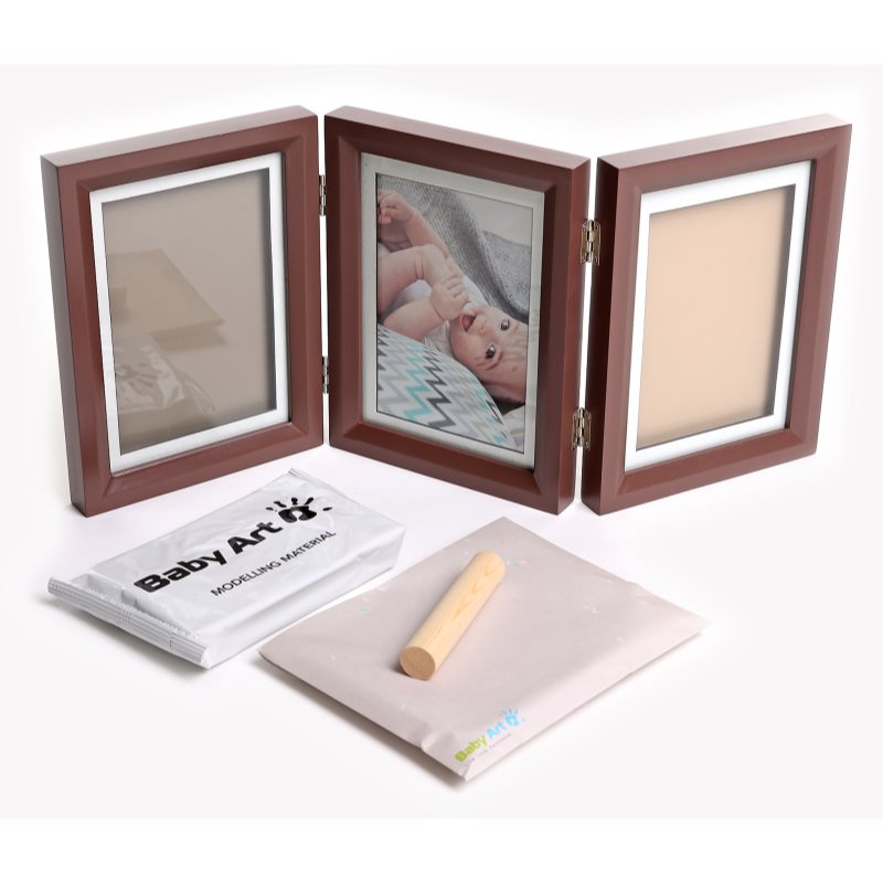 Baby Art My Baby Touch Double Brown baby imprint kit 1 pc