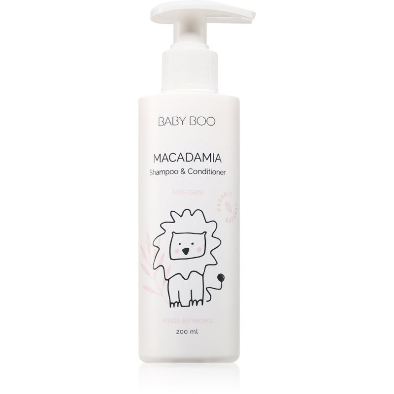 Baby Boo MACADAMIA Shampoo and Conditioner sampon és kondicionáló gyermekeknek születéstől kezdődően 200 ml akciós termékkép 1