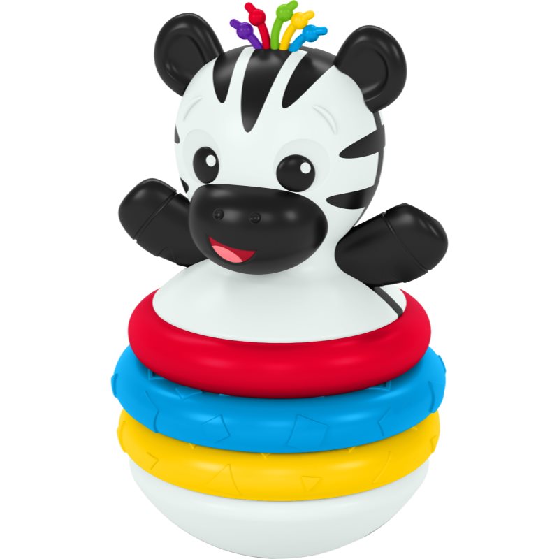 Baby Einstein Stack & Wobble Zen Zebra іграшка з прорізувачем 3 M+ 1 кс