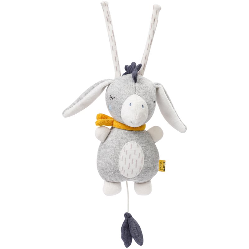 BABY FEHN fehnNATUR Musical Donkey contrast hanging toy with melody 1 pc
