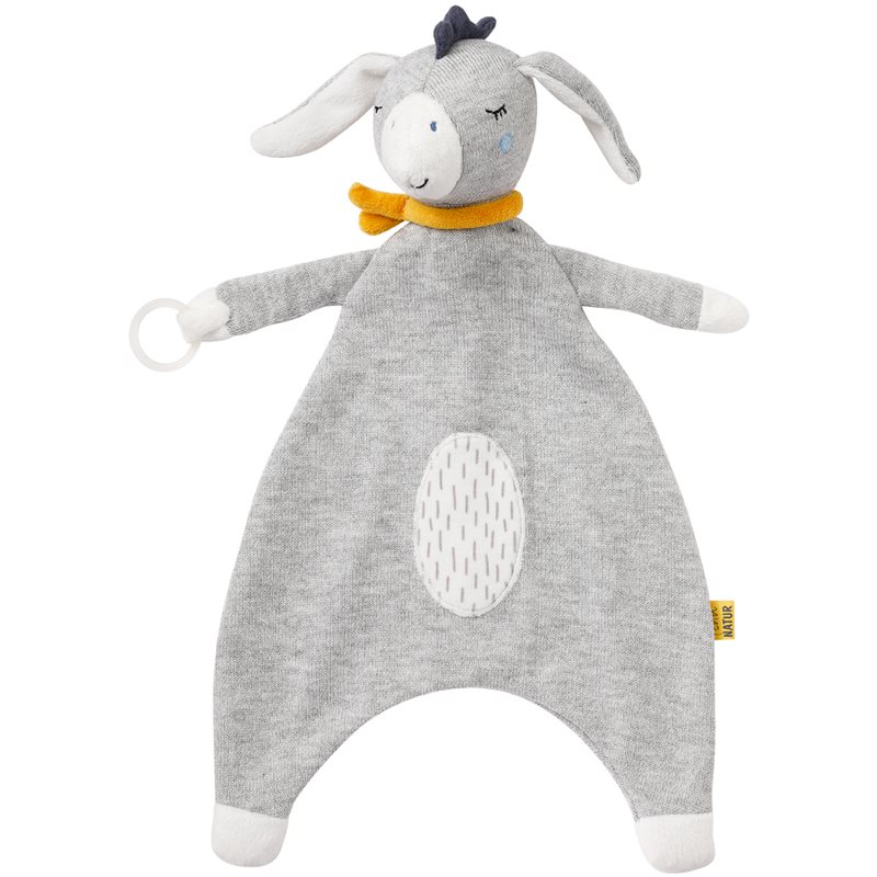 BABY FEHN fehnNATUR Comforter Donkey sleep toy with clip 1 pc