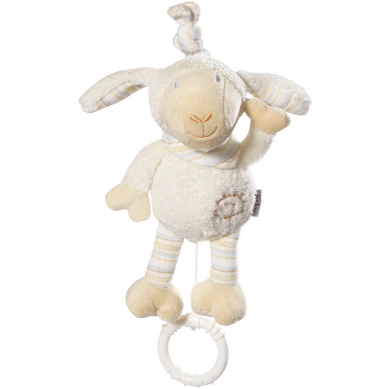 BABY FEHN Music Box Babylove Mini-Sheep kontrastní závěsná hračka s melodií 1 ks