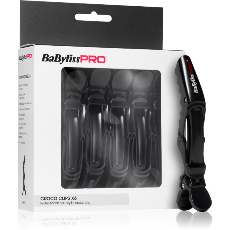 BaByliss PRO Croco Hair Clip klipsy do vlasů 6 ks