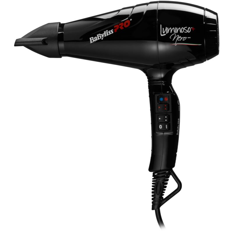 

BaByliss PRO Luminoso+ професійний фен для волосся з іонізатором Nero BAB6360IBE "450 g"