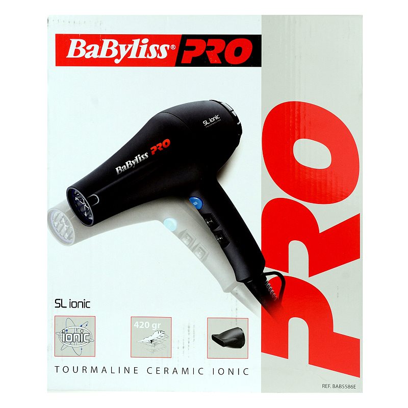

BaByliss PRO Dryers SL ionic BAB5586E фен для волосся матове BAB5586E кс