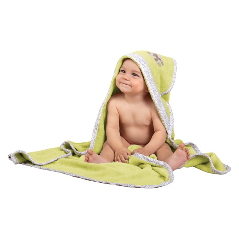 Babymatex Bamboo Towel With Hood Yellow 100x100 Cm