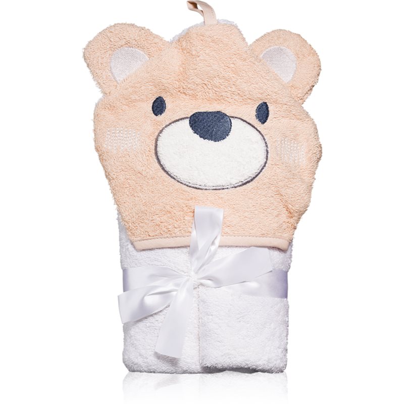 Babymatex Jimmy Bear банний рушник з капюшоном 80x80 см