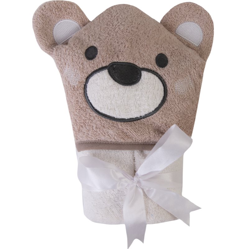 Babymatex Jimmy Bear towel with hood 80x80 cm
