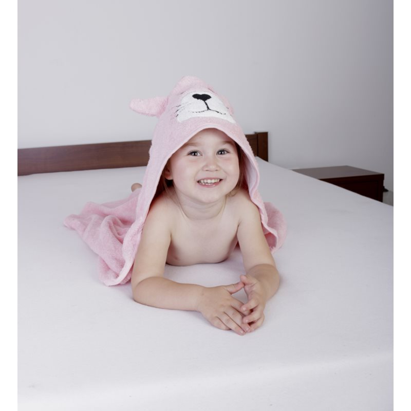 Babymatex Jimmy Pink Panter банний рушник з капюшоном 80x80 см