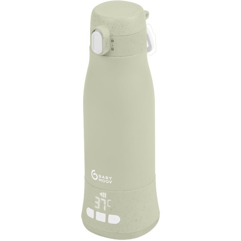 Babymoov Moov & Feed ohrievacia fľaša Sage Green 1 ks