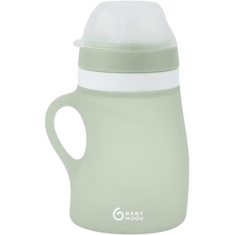 Babymoov Silicone Bottle Green dětská láhev 150 ml