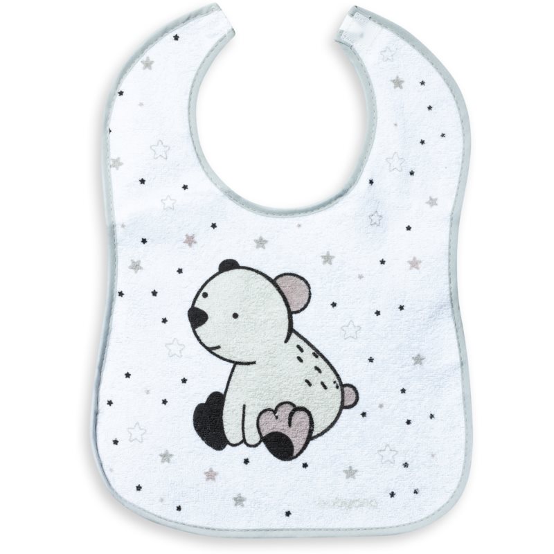 BabyOno Be Active I Can Almost Feed Myself Baby Bib Grey 9 M+ 1 Pc