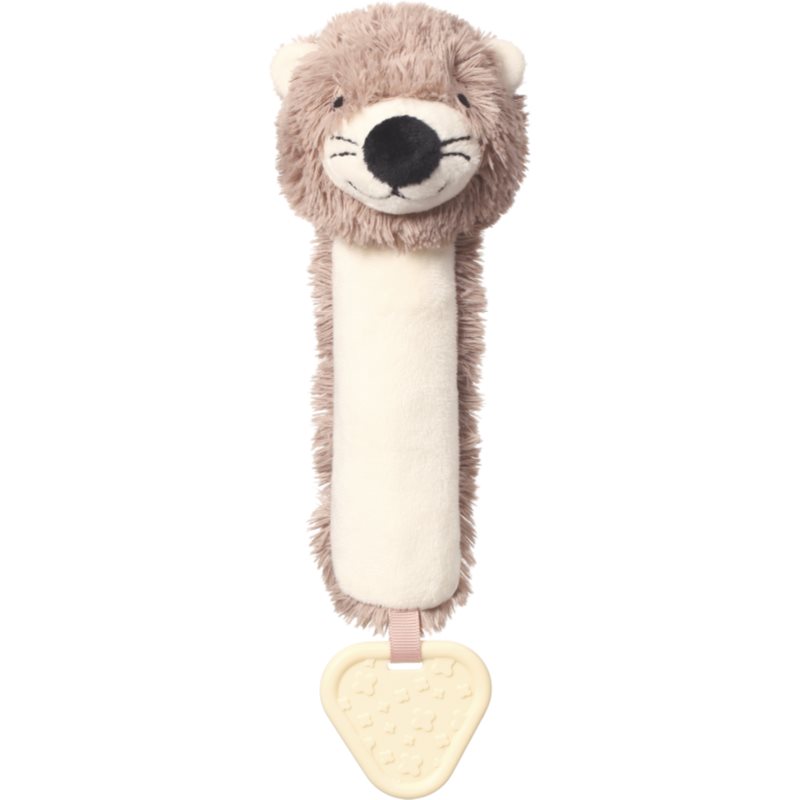 BabyOno Squeaky Toy with Teether pískacia hračka s hryzadielkom Otter Maggie 1 ks