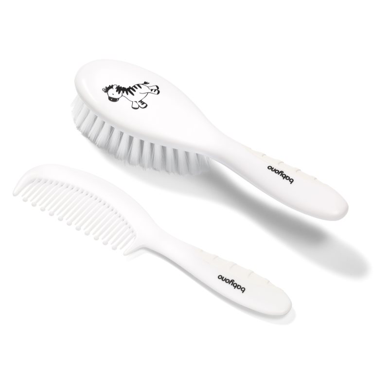 BabyOno Hair Brush hairbrush White 2 pc
