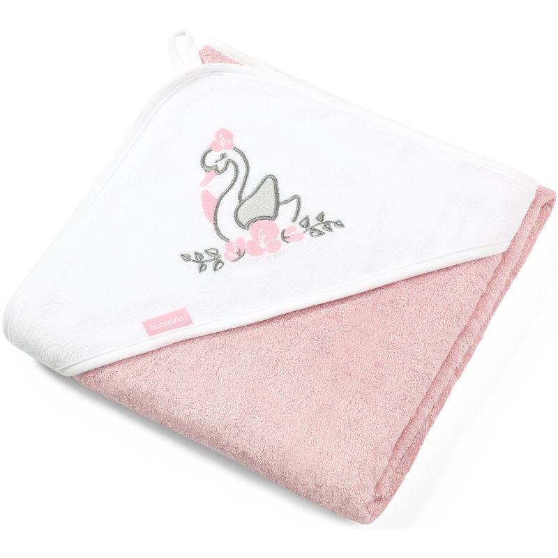 BabyOno Take Care Bamboo Towel банний рушник з капюшоном Pink 85x85 см