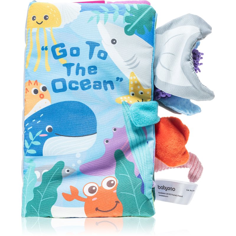 BabyOno Have Fun Go To The Ocean Contrast Educational Book 1 Pc