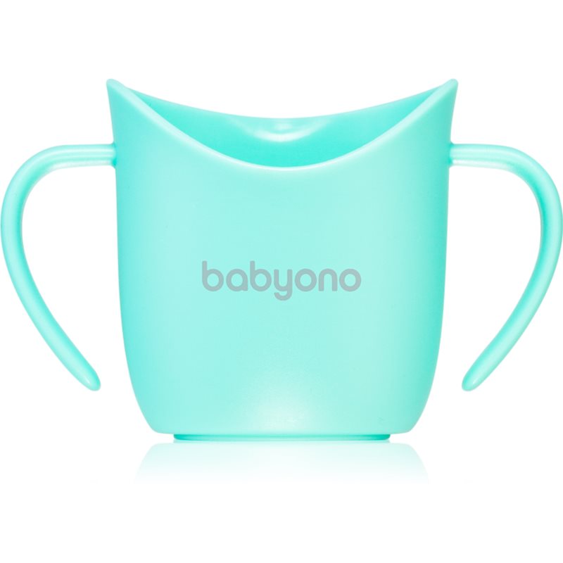 BabyOno Be Active Ergonomic Training Cup тренувальний кухоль з ручками Mint 6 M+ 120 мл