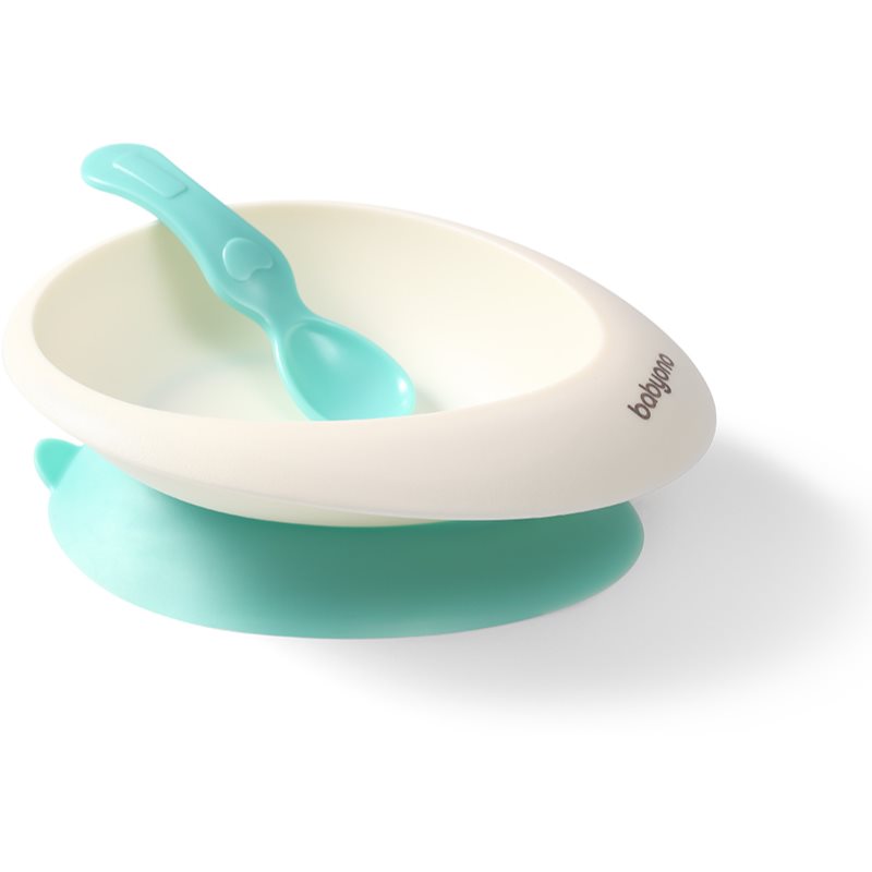 BabyOno Be Active Bowl with a Spoon набір посуду Mint 6 m+ 1 кс