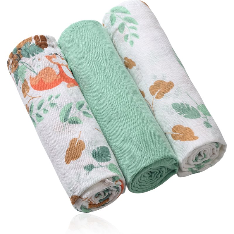 BabyOno Super Soft Mint Stoffwindeln 70x70 cm Mint 3 St.