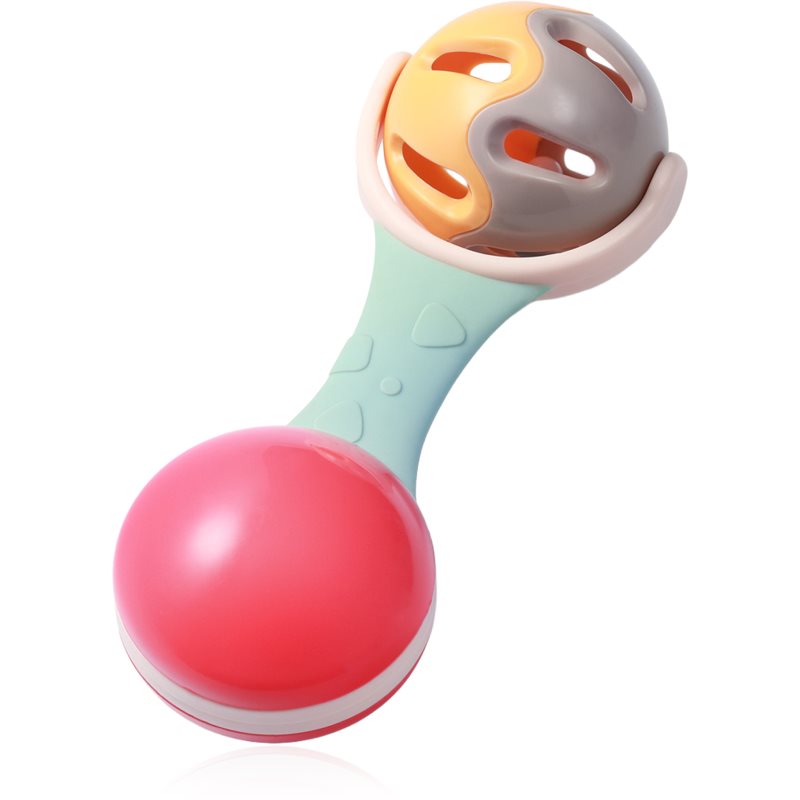 BabyOno Rattle With Teether 3m+ kousátko s chrastítkem Ball 1 ks