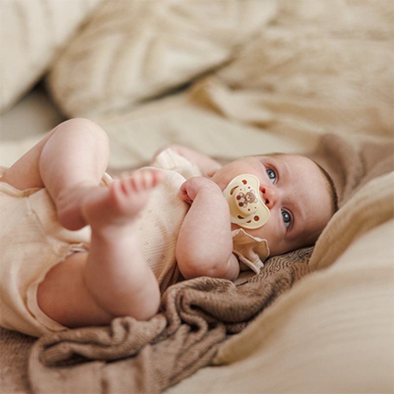 BabyOno Take Care Anatomical Silicone Soothers dudlík Night & Day 0-6m 2 ks (obrázek 7)