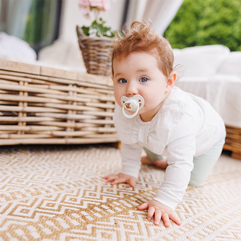 BabyOno Take Care Anatomical Silicone Soothers dudlík Day & Night 6-18m 2 ks (obrázek 6)