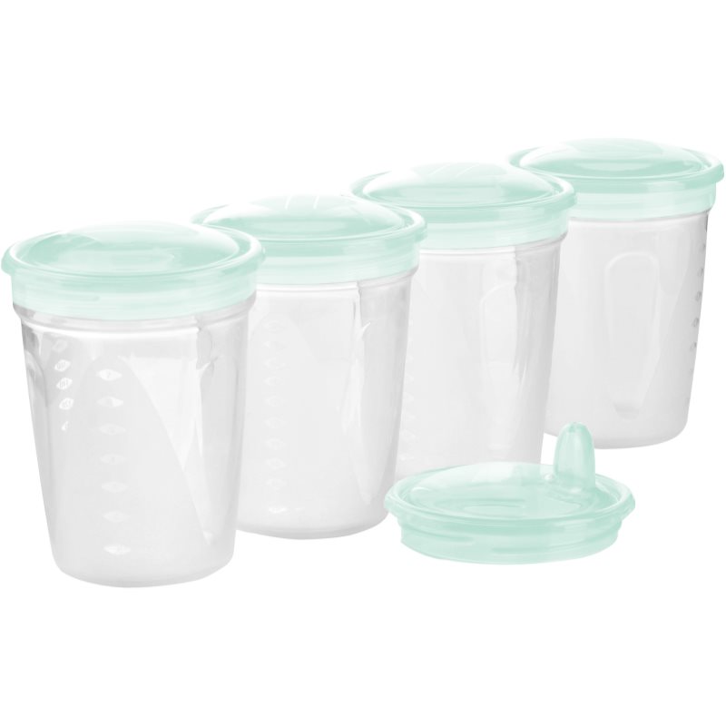 BabyOno Get Ready Food Containers 4x200 Ml