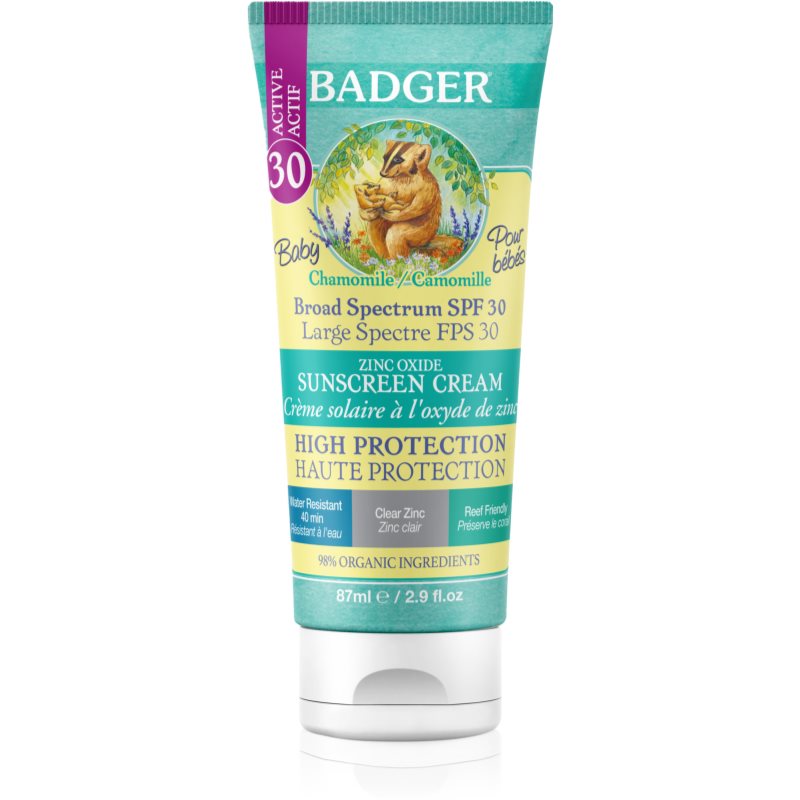 Badger Sun ochranný krém pro kojence SPF 30 87 ml