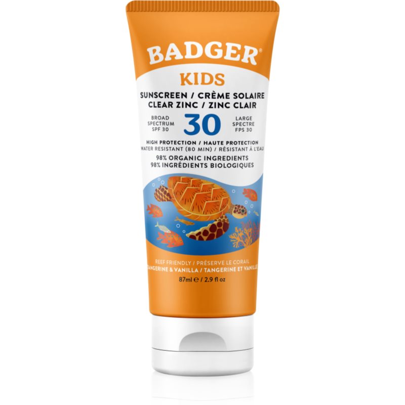 Badger Sun apsaugos nuo saulės kremas vaikams SPF 30 87 ml