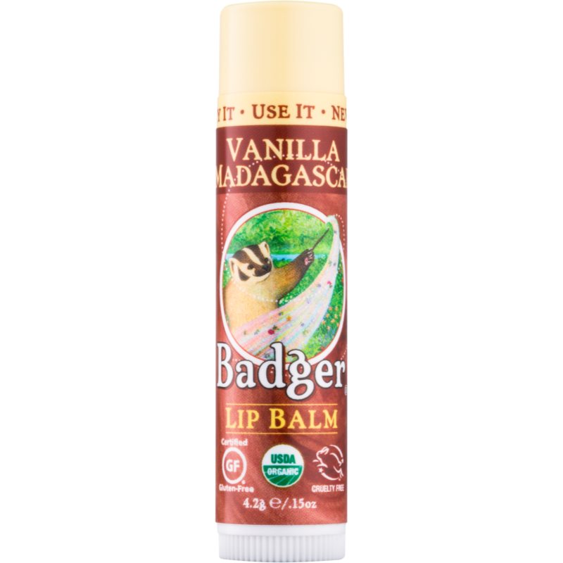 

Badger Classic Vanilla Madagascar бальзам для губ