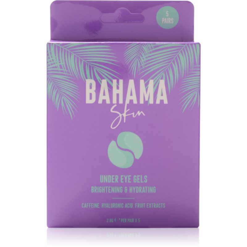 Bahama Skin Under Eyes Gels feuchtigkeitsspendende Gel-Maske für den Augenbereich für hydratisierte und strahlende Haut 5x2 St.