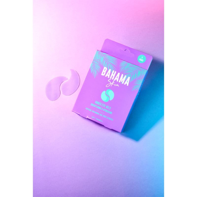 Bahama Skin Under Eyes Gels гідрогелева маска для шкіри навколо очей для освітлення та зволоження 5x2 кс