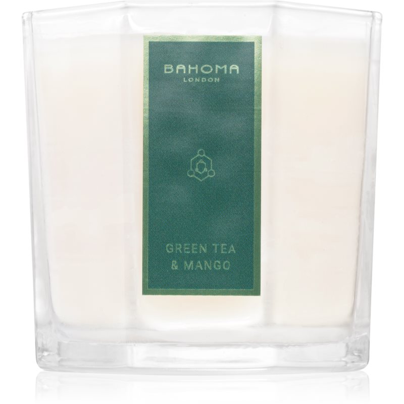 Bahoma London Octagon Collection Green Tea & Mango vonná svíčka 180 g