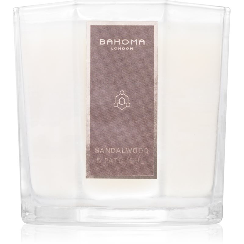 Bahoma London Octagon Collection Sandalwood & Patchouli kvapioji žvakė 180 g