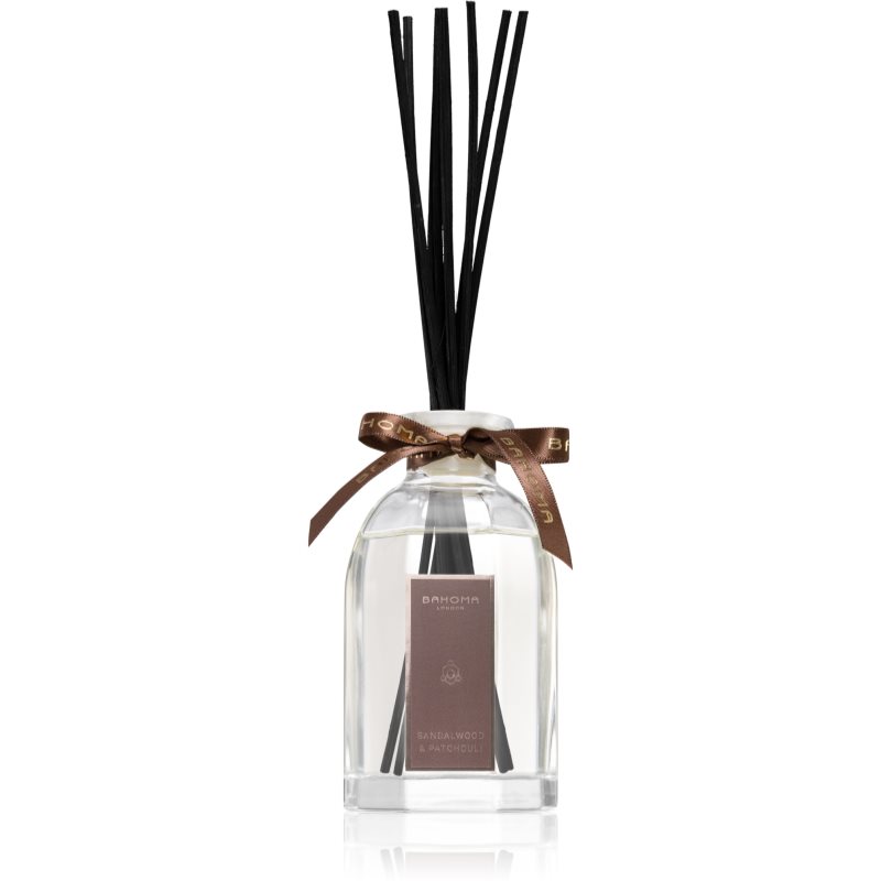 Bahoma London Octagon Collection Sandalwood & Patchouli aroma diffuser with refill 200 ml
