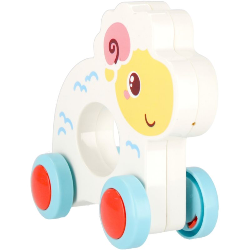 Bam-Bam Toy On Wheels Squeaky Toy 18m+ Sheep 1 Pc