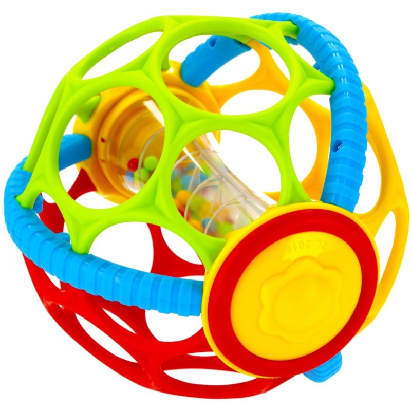 Bam-Bam Rattle Silicone Bamboo Puzzle Activity Spielzeug mit Rassel 6m+ 1 St.