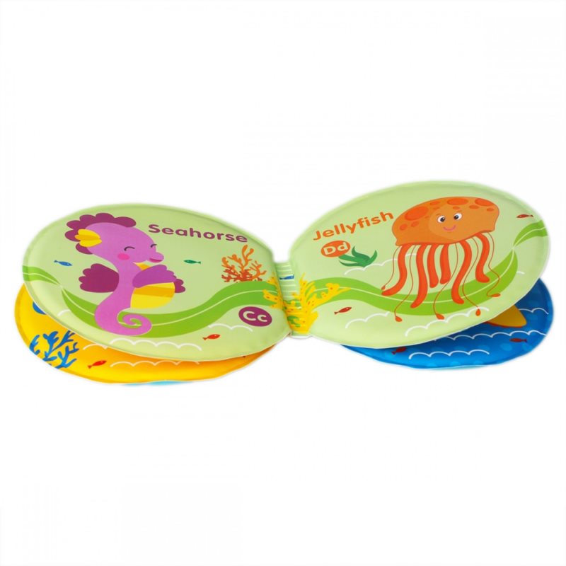 Bam-Bam Bath Book Livre étanche 6m+ Sea Fishes 1 Pcs