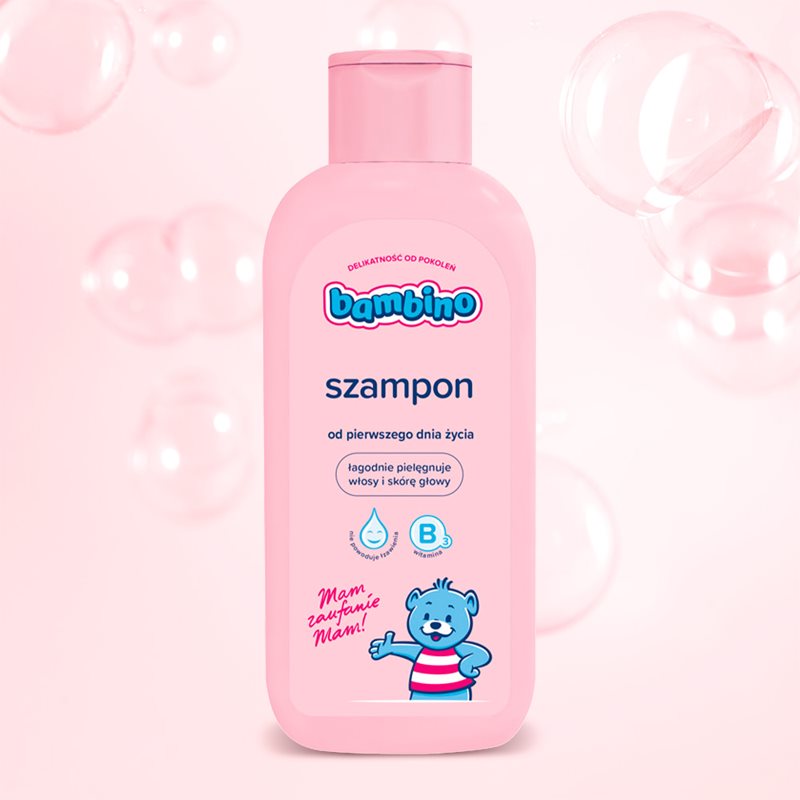 Bambino Baby Shampoo Gentle Shampoo For Children From Birth 400 Ml